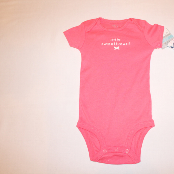 Girls/ Carters/ one piece set of four/ size 6m - Picture 5 of 5